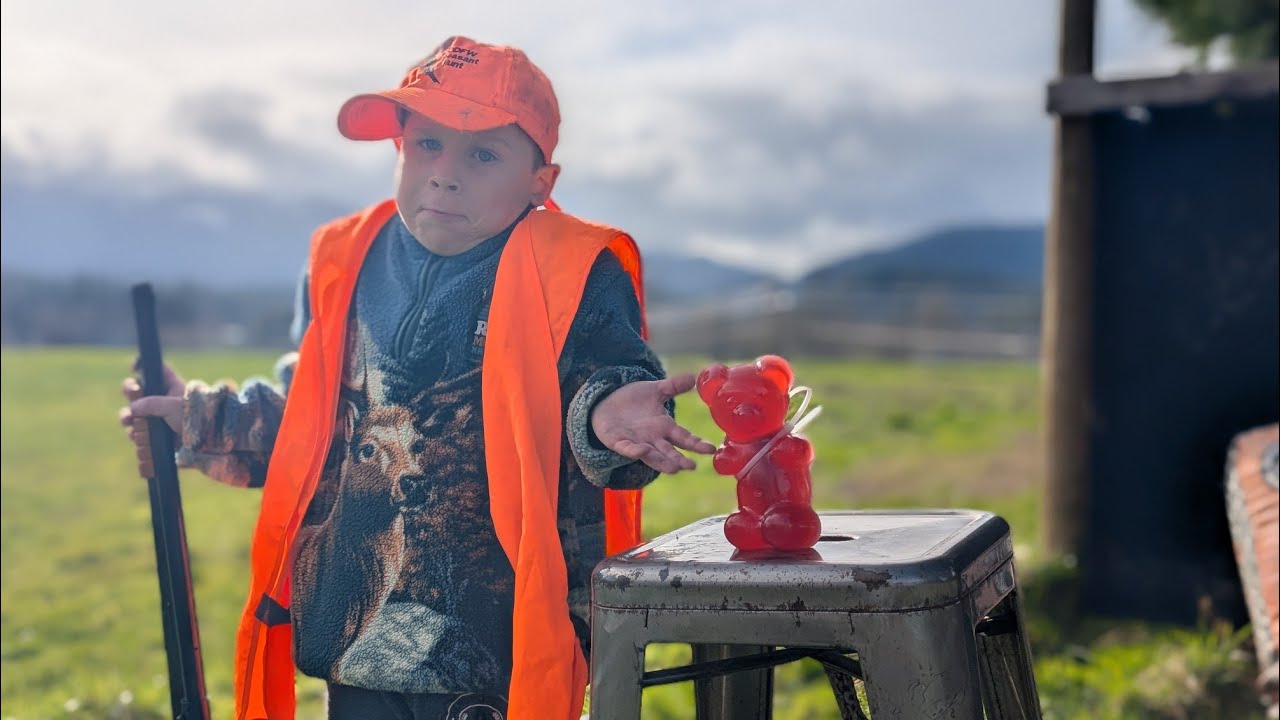  BB Gun vs .177 vs .25:  Squirrel Ballistics Test.