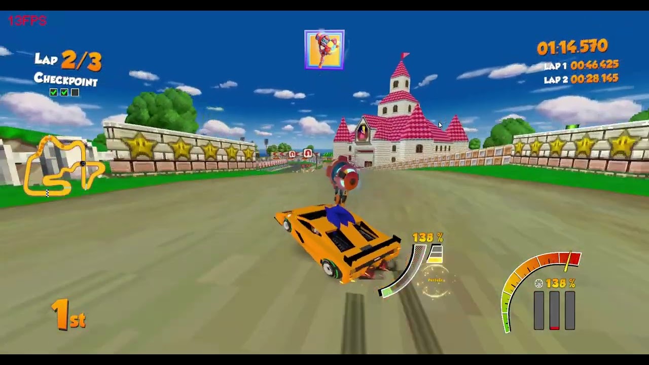the karters 2 - ds mario circuit