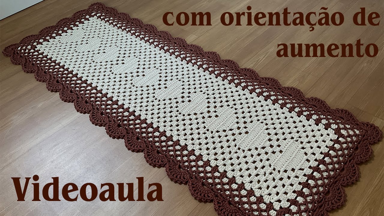 TAPETE DE CROCHE (PASSADEIRA CORAÇÕES) @LuizadeLugh