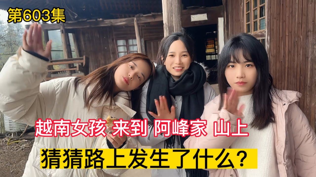第603集 越南女孩来到阿峰家的山上 猜猜路上发生了什么事