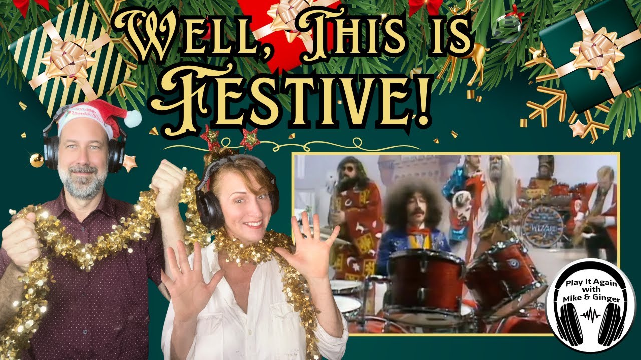 SURREAL, BUT CHEERFUL! Mike & Ginger React to I WISH IT COULD BE CHRISTMAS EVERYDAY by WIZZARD