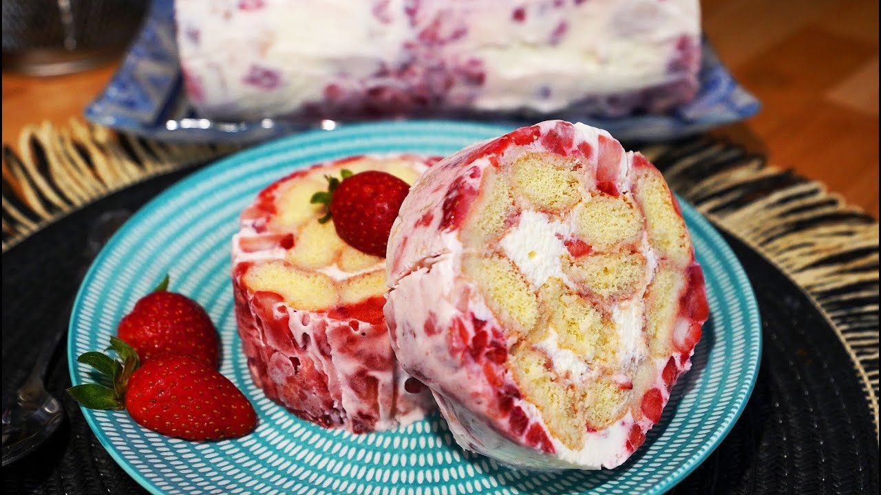 🍓 Cea mai FINĂ Ruladă cu căpșuni fără coacere 🍓 Desert rapid de vară 🍨 Șef Paul Constantin