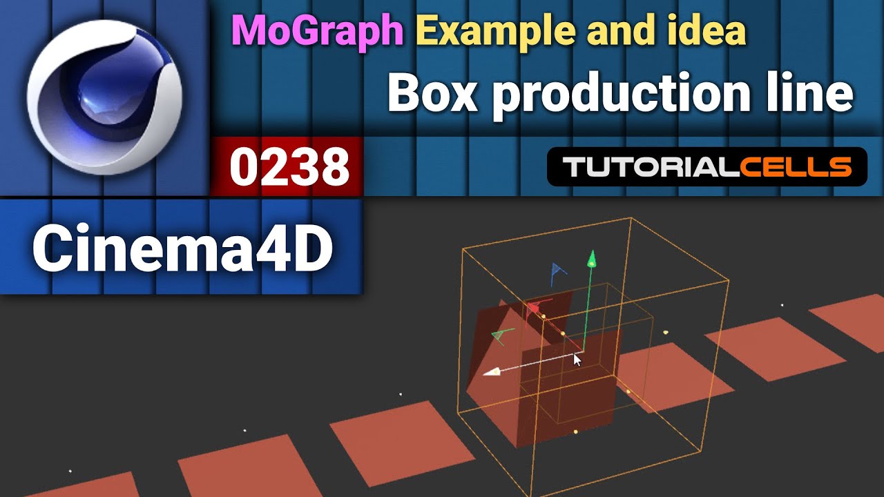 0238. MoGraph Examples ( animation control in cloner ) in cinema 4d