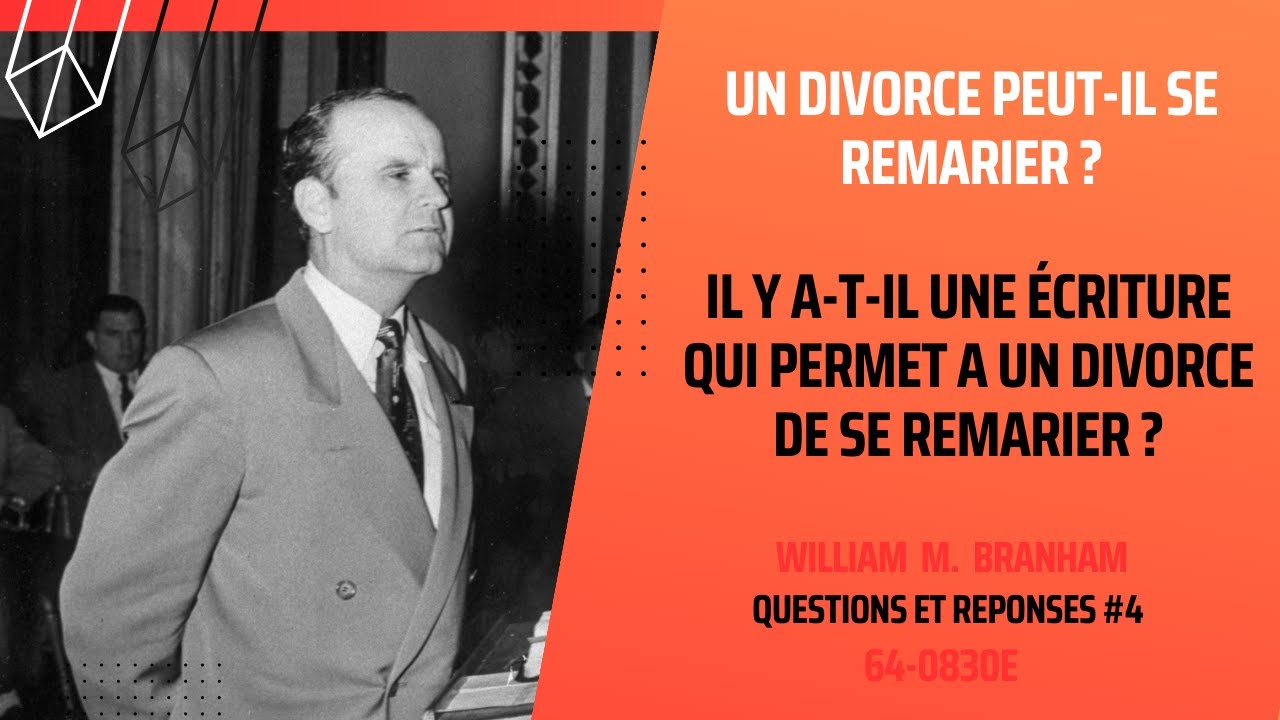 UN DIVORCE PEUT-IL SE REMARIER ?
