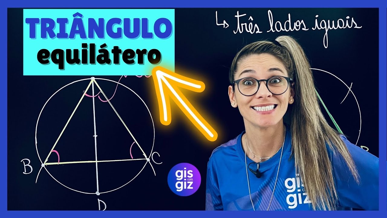 TRIÂNGULO EQUILÁTERO - CONSTRUÇÃO GEOMÉTRICA COM RÉGUA E COMPASSO