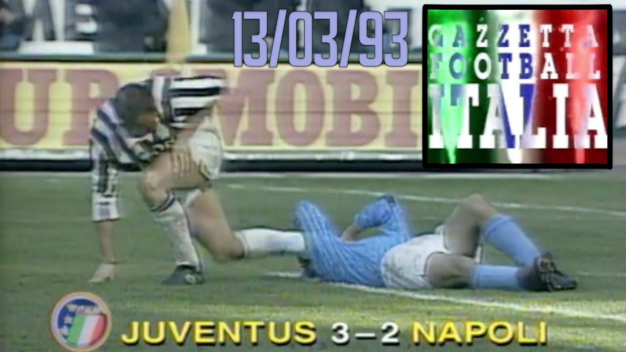 Juventus v Napoli ALL the Goals 13th March 1993 FULL Highlights | Gazzetta Football Italia Rewind