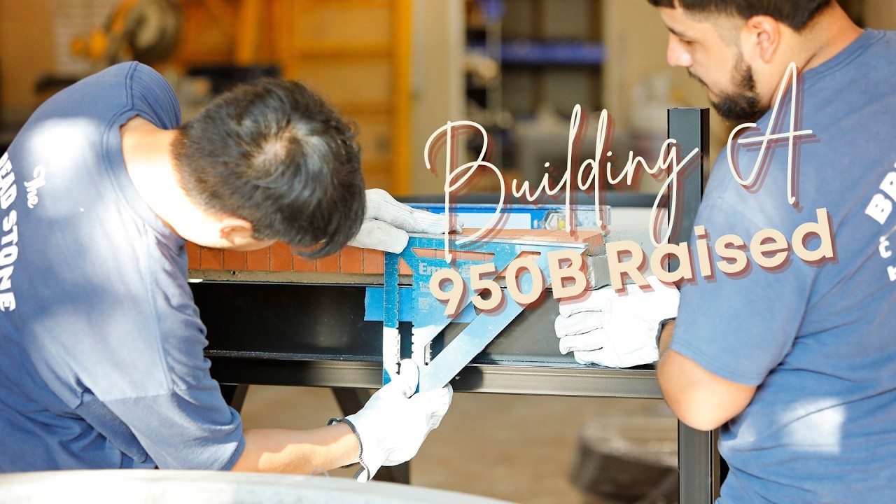 Assembling the 950B Raised Brick Oven