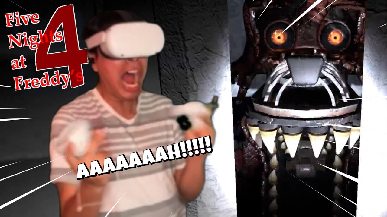 Me C4GU3 jugando FNAF 4 VR