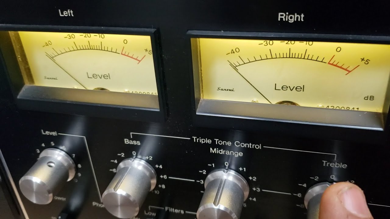 Sansui CA-3000 - Tiros no canal esquerdo (shot noise).