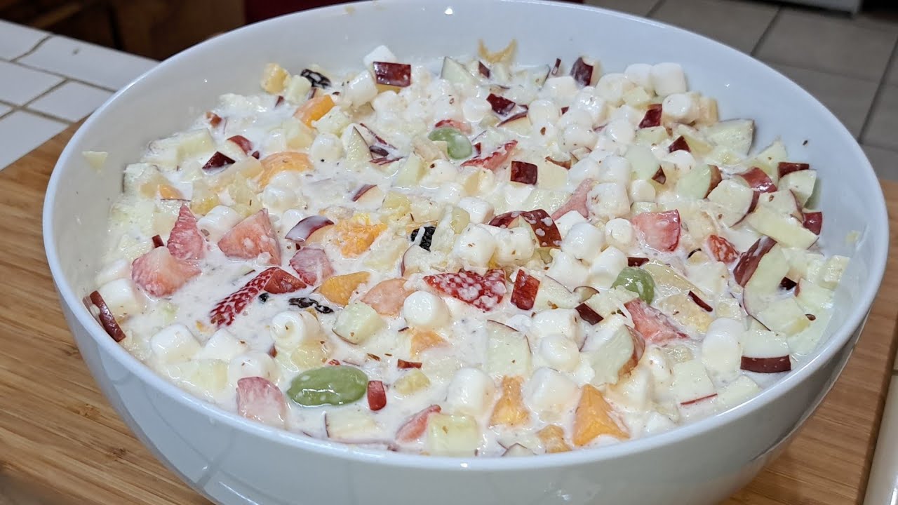 ENSALADA DE FRUTAS || CREMOSITA || MUY FACIL