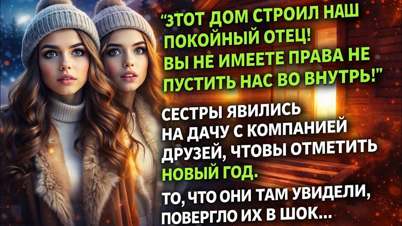 Сестры явились на дачу, чтобы отметить Новый год. То, что они там увидели, повергло их в шок...