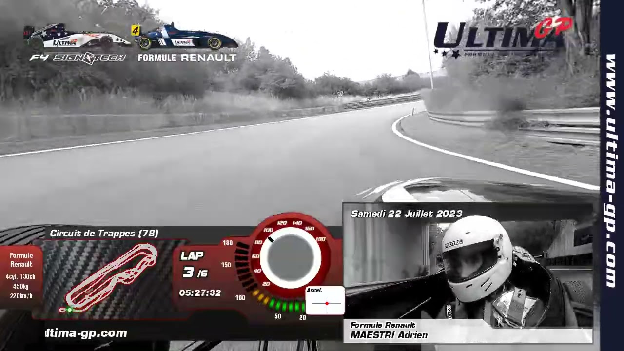 Formule Renault 6 tour Ultima GP Circuit JP Beltoise
