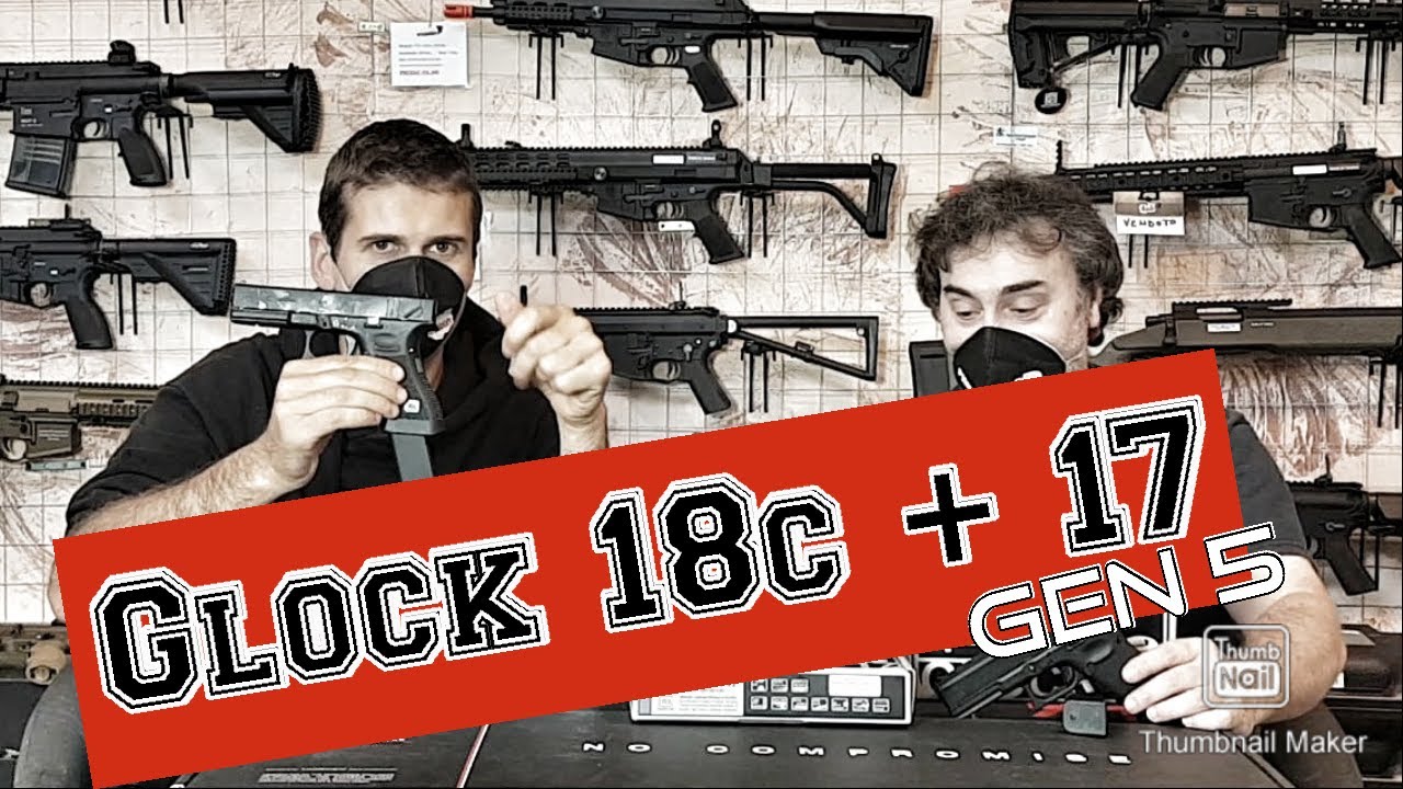 Umarex Glock G18c + G17 5a gen vs 4a gen