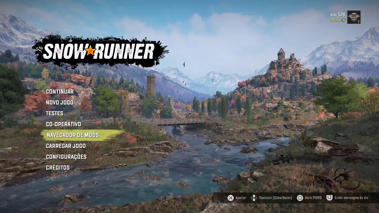 LIVE SNOW RUNNER - PREGUIÇA DO BOB 🦥