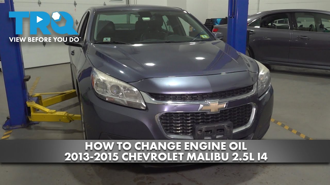 Как заменить масло в двигателе Chevrolet Malibu 2.5L I4 2013-2015 годов