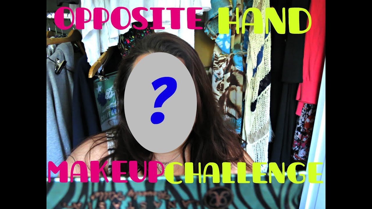 OPPOSITE HAND MAKEUP CHALLENGE!!!  |  lorennclaireee