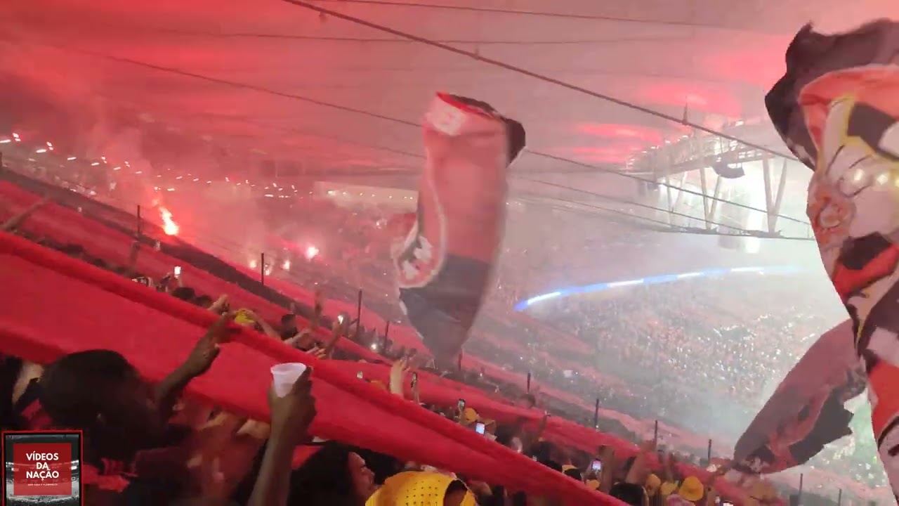 IMPRESSIONANTE! A MAIOR FESTA JÁ VISTA NO NOVO MARACANÃ - TORCIDA DO FLAMENGO CONTRA O ATLÉTICO MG