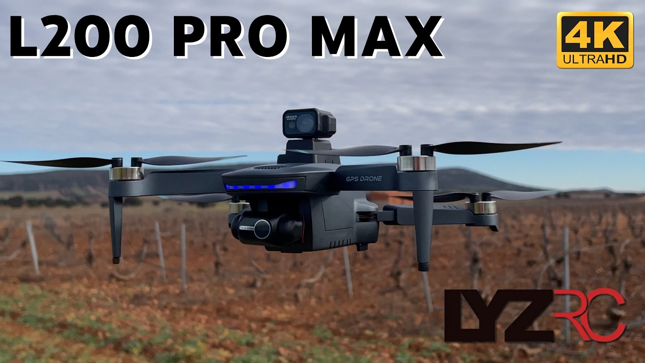 DRONE L200 PRO ¡EL MEJOR EN SU RANGO DE PRECIO 100€! LYZR L200 PRO MAX