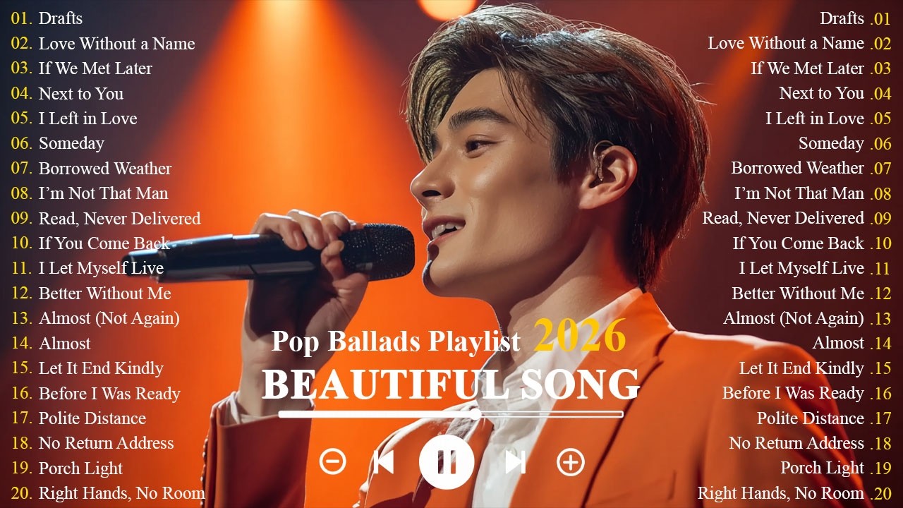 Beautiful Sad Love Songs 2026🎵 | Easy-Listening & Emotional Romantic Ballads | K-Drama OST Vibes