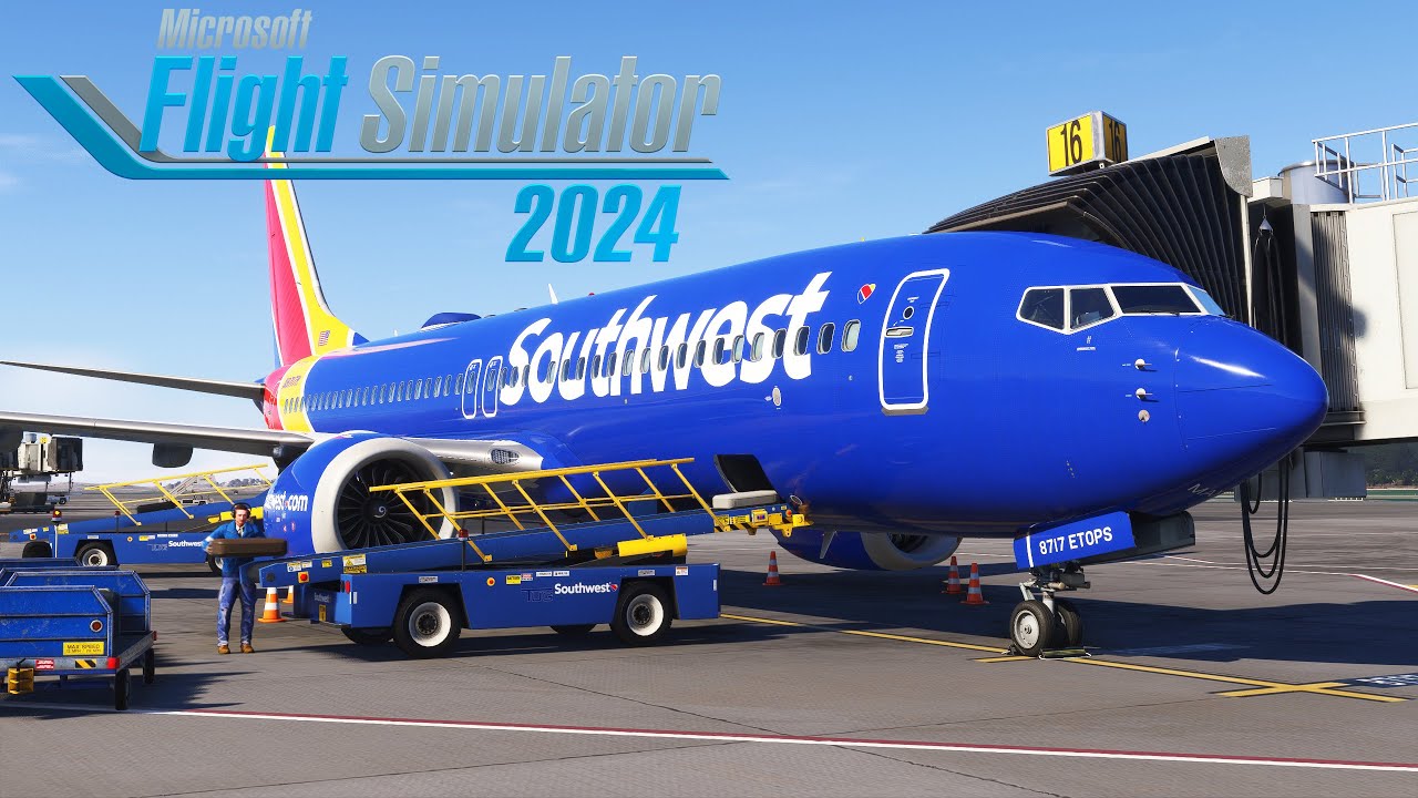 MSFS 2024 | iFly Max 8 Southwest Ops | Los Angeles (KLAX) ✈ Las Vegas (KLAS) | Aircraft | #msfs2024