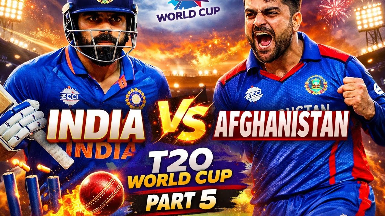 INDIA Vs AFGHANISTAN EI T20 WorldCup Match 1 FullGameplay | Part 5