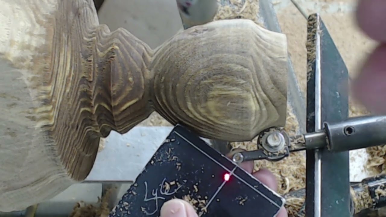 Laser measuring techniques for woodturning Hollow forms by Lyle Jamieson.  No blind guesswork.