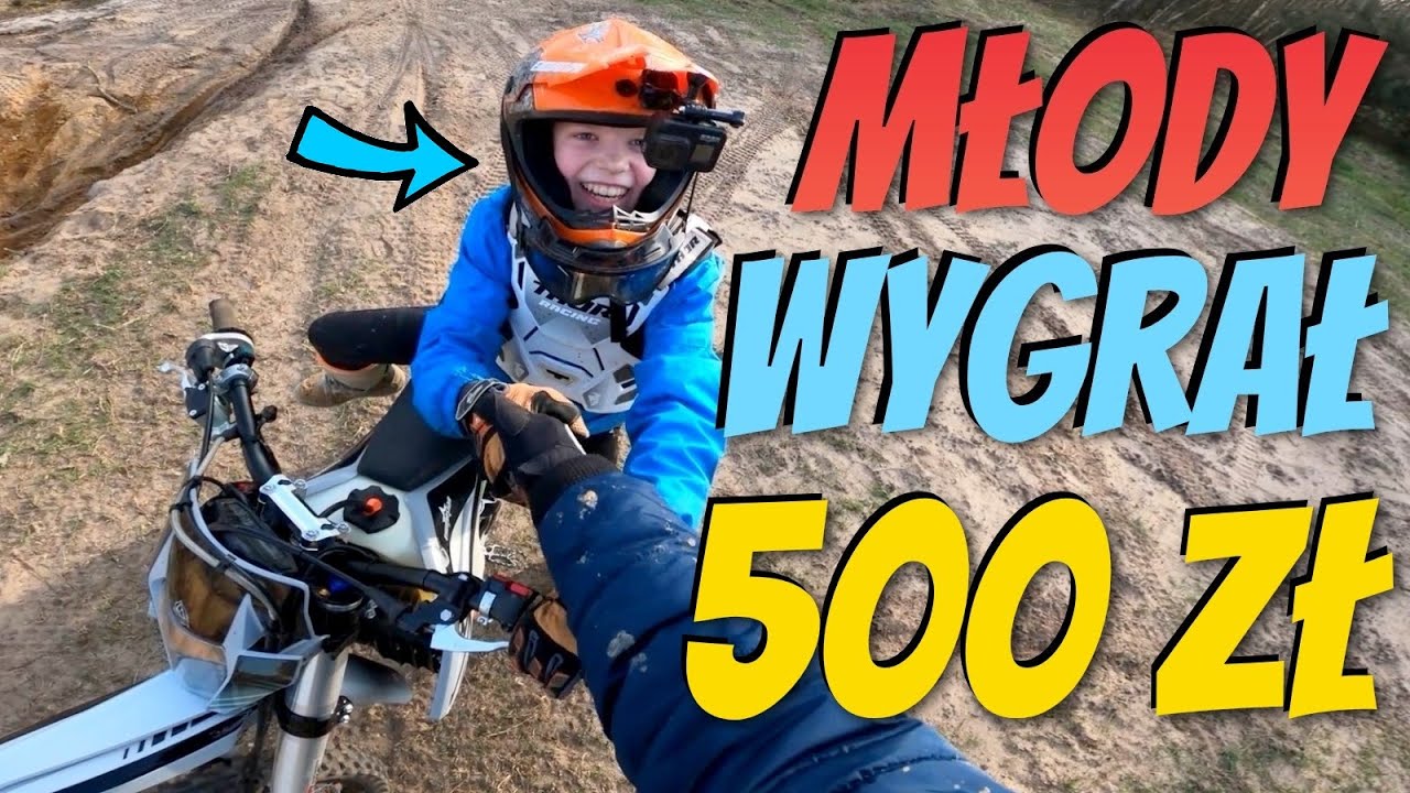 Młody wygrał 500zł - Cały się poobijał, ale udało się | MRF 140 RCZ | ThumpStar TSF 250