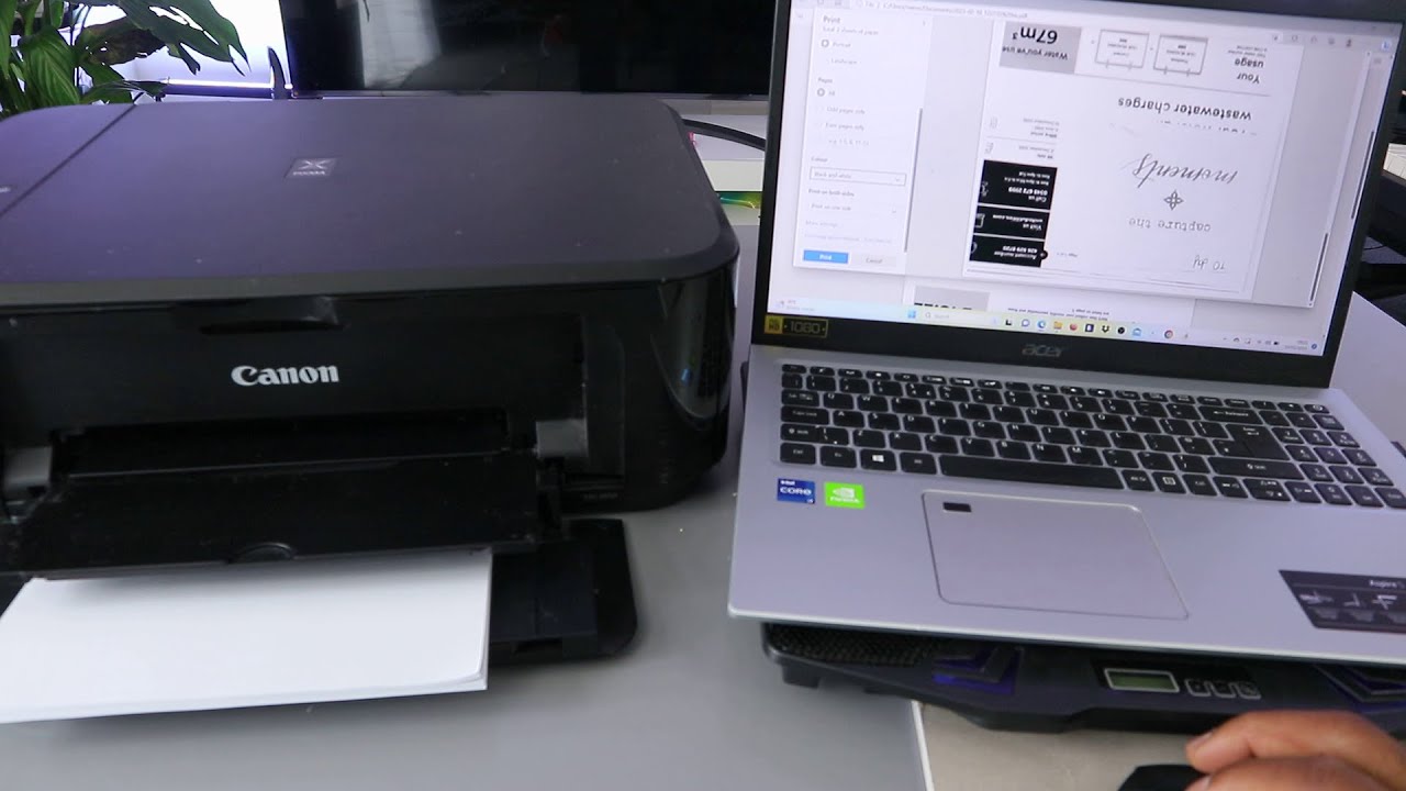 Как печатать с ноутбука на принтере Canon | Учебное пособие по печати Canon