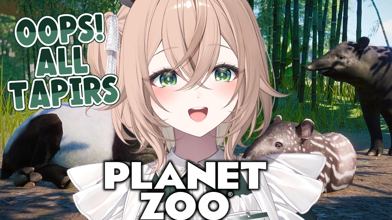 【PLANET ZOO】 Oops, all tapirs! WORLD TAPIR DAY