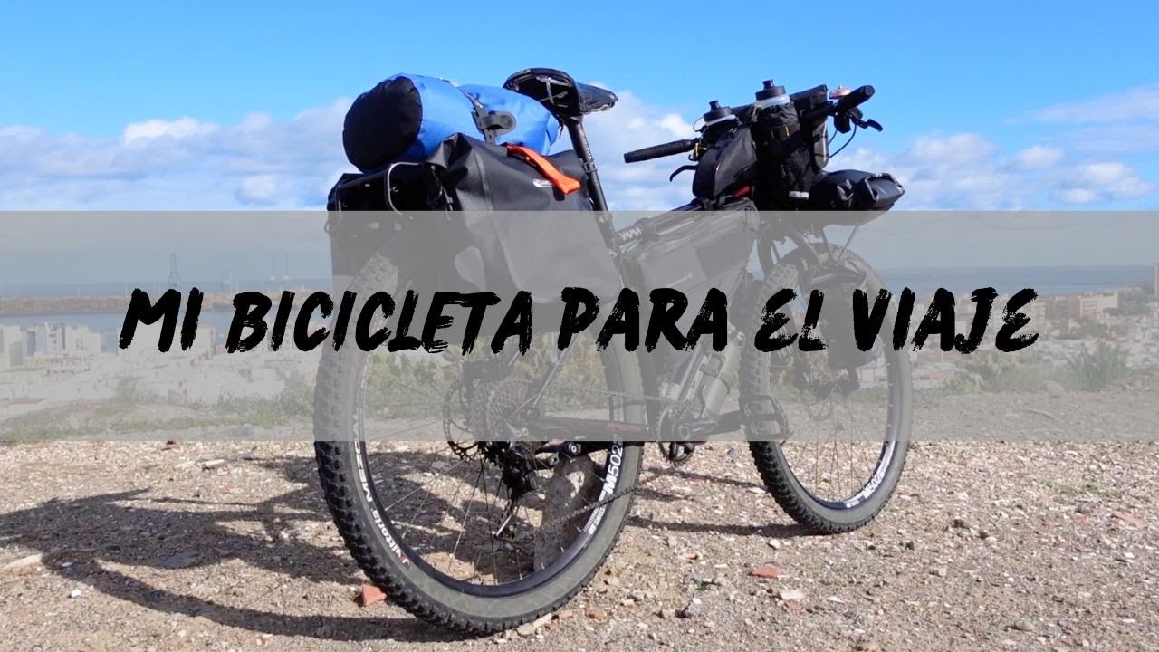 Mi BICICLETA para VIAJAR 🚲🏕 || &iquest;D&oacute;nde llevo TODO el material?