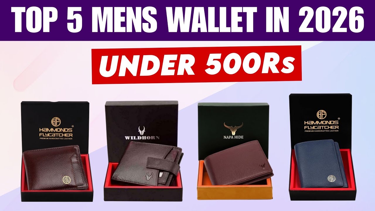 Top 5 Best Men Wallet In India 2026 | Best Leather Wallet Under 1000 | Mens Leather Wallet | Review