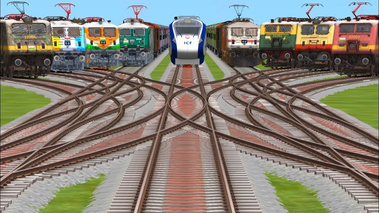 Vandhebhart express route daivrt New station stopping by express crossing bumpy express route Rail 