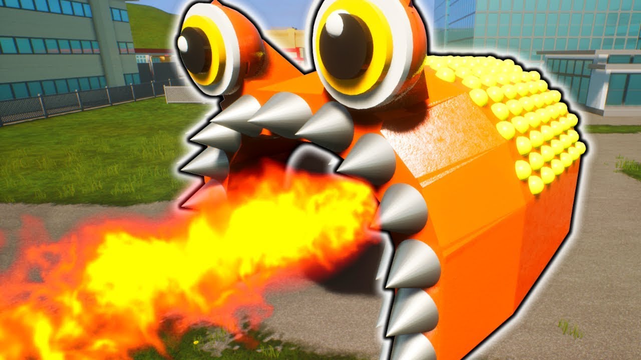 GIANT LEGO DRAGON SURVIVAL! | Funny Brick Rigs Gameplay