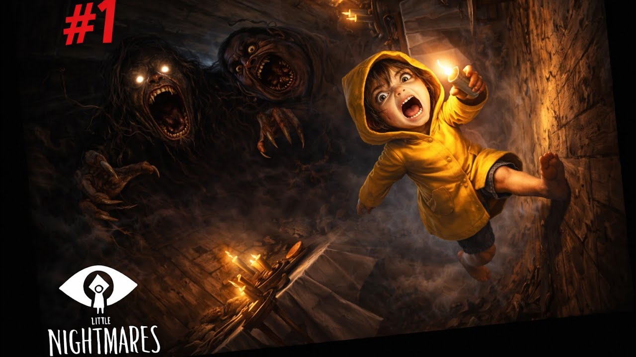Little Nightmares Gameplay #1 | Sabse Darawna Chapter 😱 | Horror Survival Begins