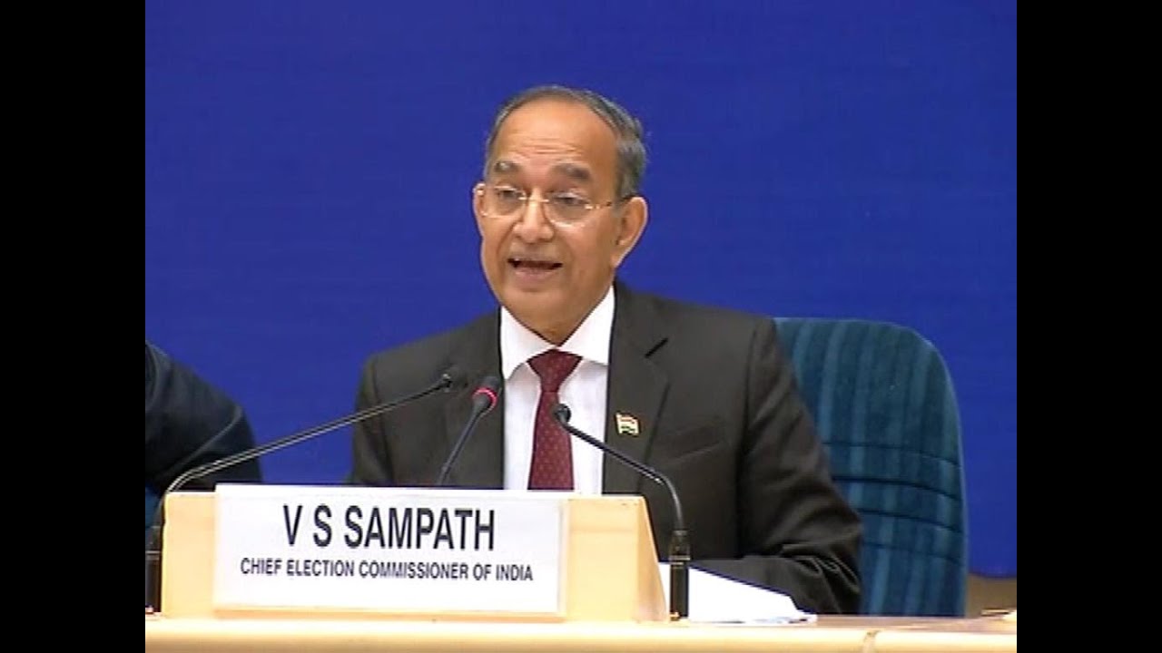 Election Commission announces poll dates held from April 7, counting on May 16