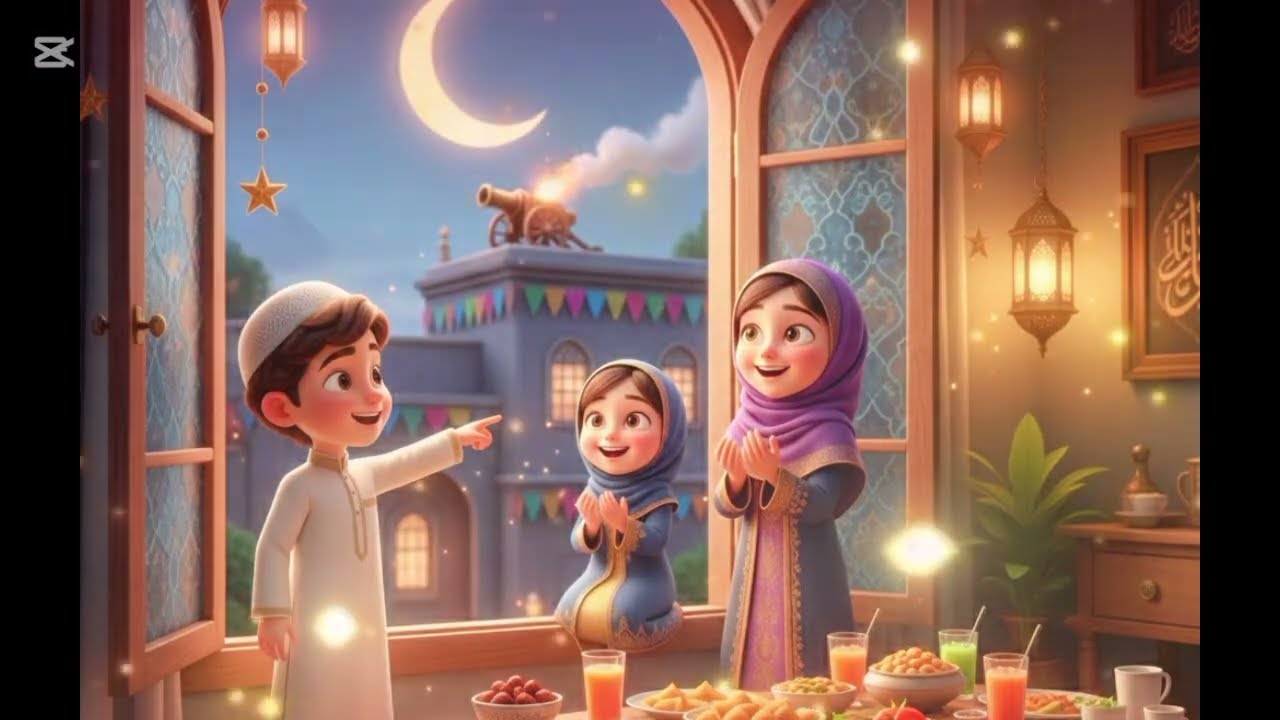 رمضان أحلى مع فراس ولينه وميس 🌙✨ | قصة رمضانية دافئة للأطفال