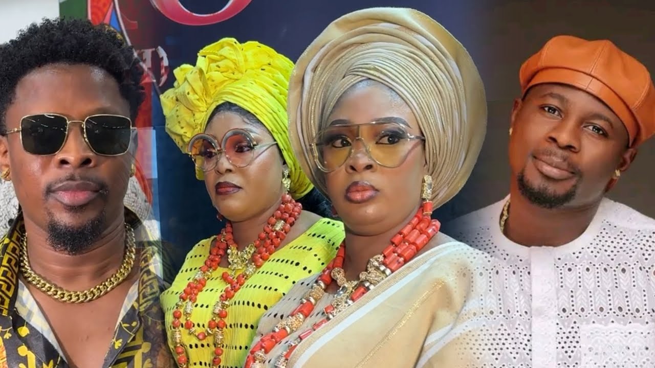 SEE HOW ROTIMI SALAMI AND KAMO STATE SURPRISE JIDE KOSOKO’S DAUGHTER AS DEY STORM HIS MOVIE PREMIER 