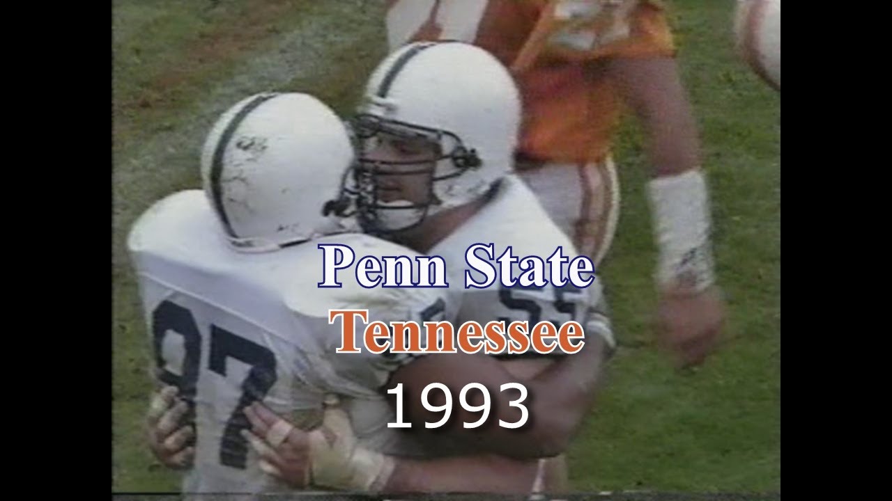 Penn State vs. Tennessee 1993 GAME STORY (Citrus Bowl)