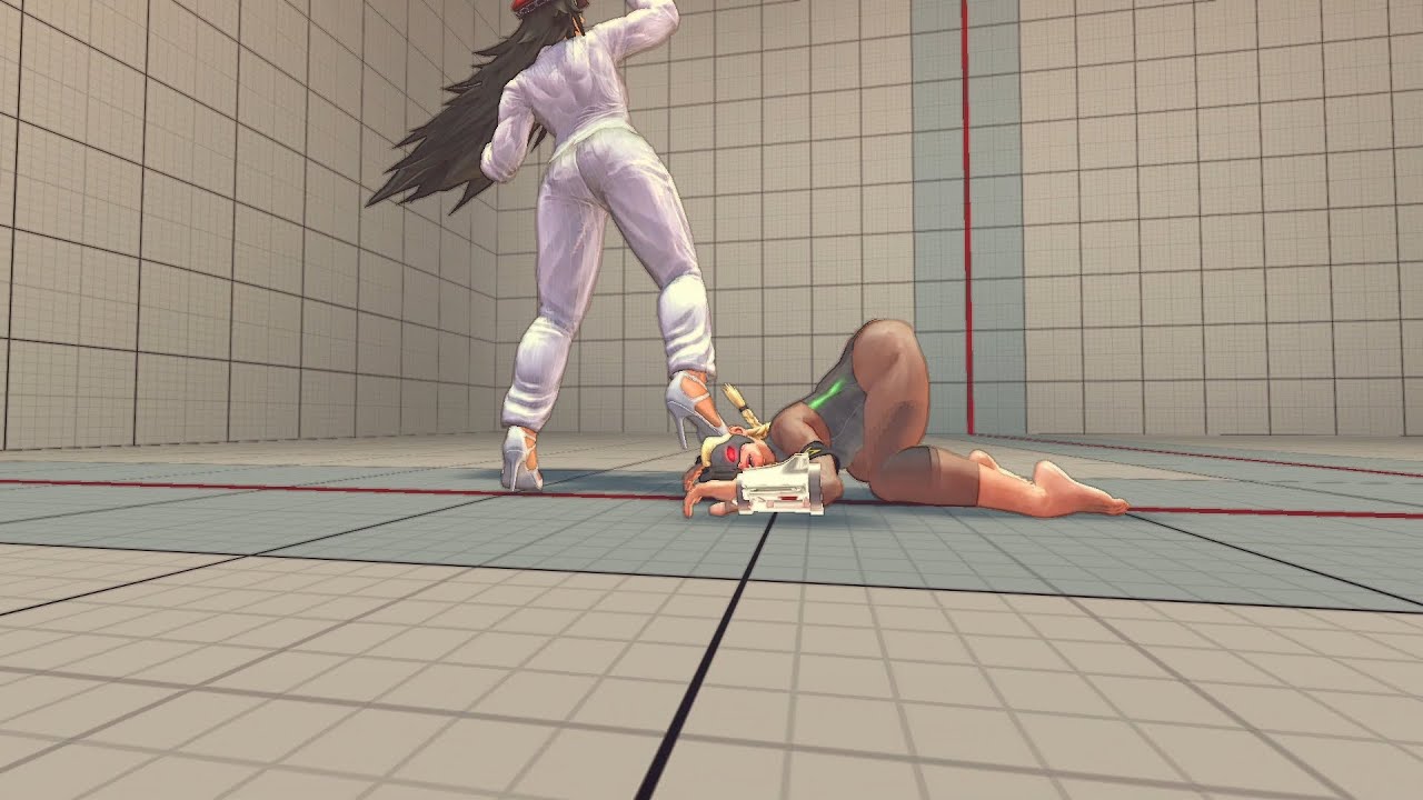 USF4 RYONA poison vs All females ryona