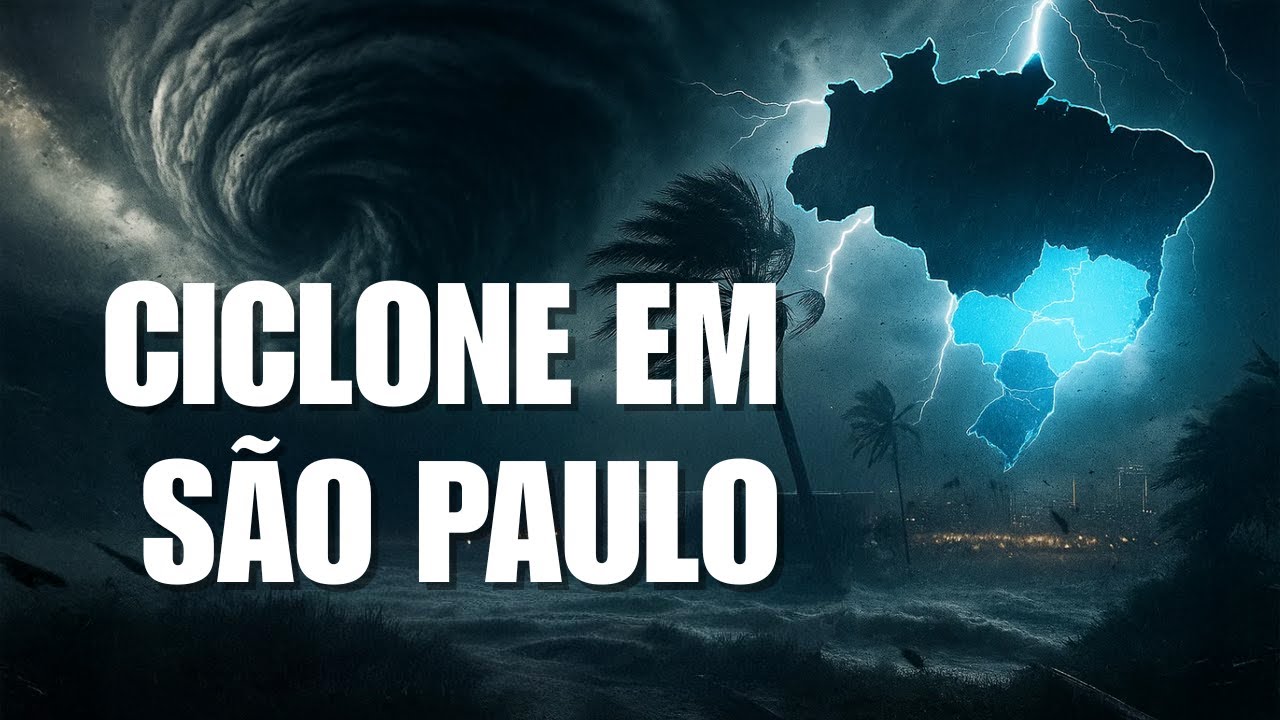 CICLONE EM S&Atilde;O PAULO! Um fen&ocirc;meno MUITO Perigoso vai causar muito caos nas pr&oacute;ximas horas...