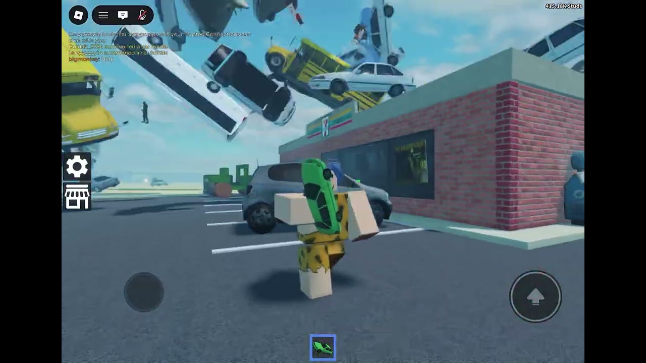 Get hit by a car simulator in Roblox 