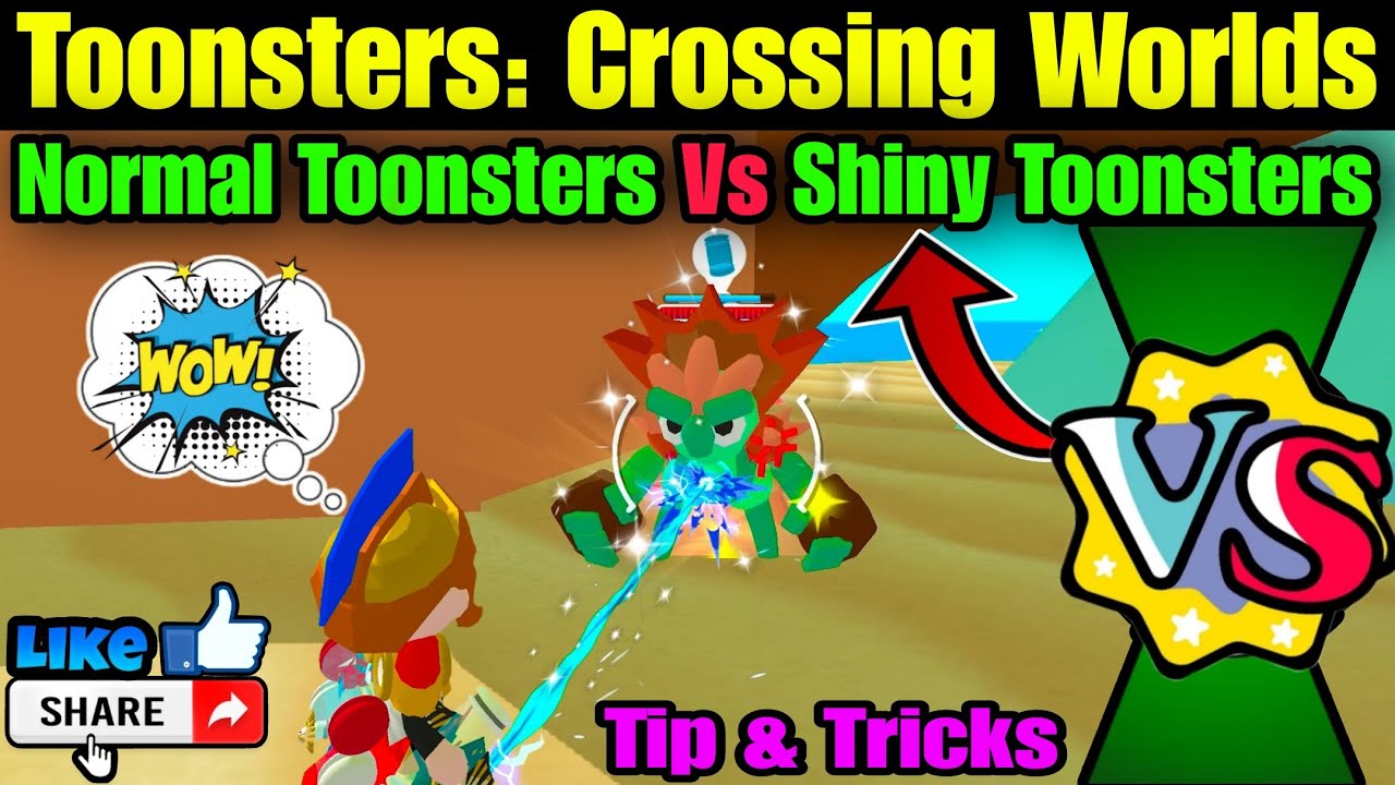 Shiny Toonsters | Toonsters: Crossing Worlds | Normal Toonsters vs Shiny Toonsters #rhodegamer