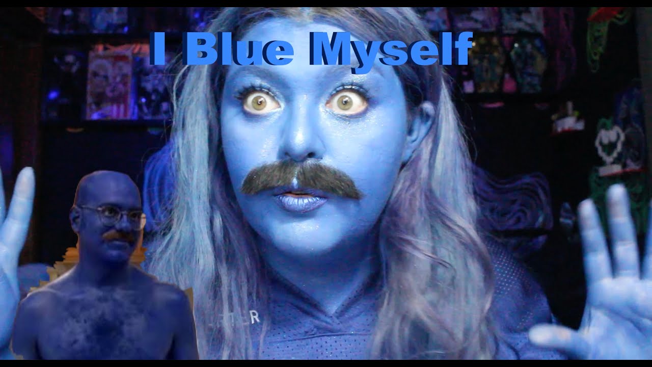 Painting My Body Blue and Vibing