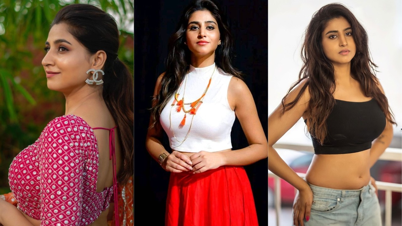 Varshini Sounderajan new glamorous looks splendid beauty #trending