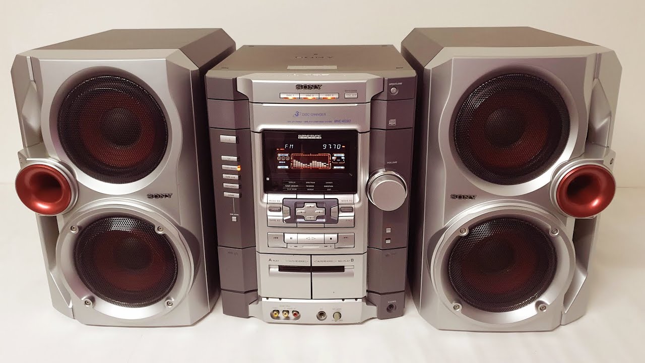 Mini System Sony HCD-RG90 | Reparado e restaurado #minisystem #sony #vintage 