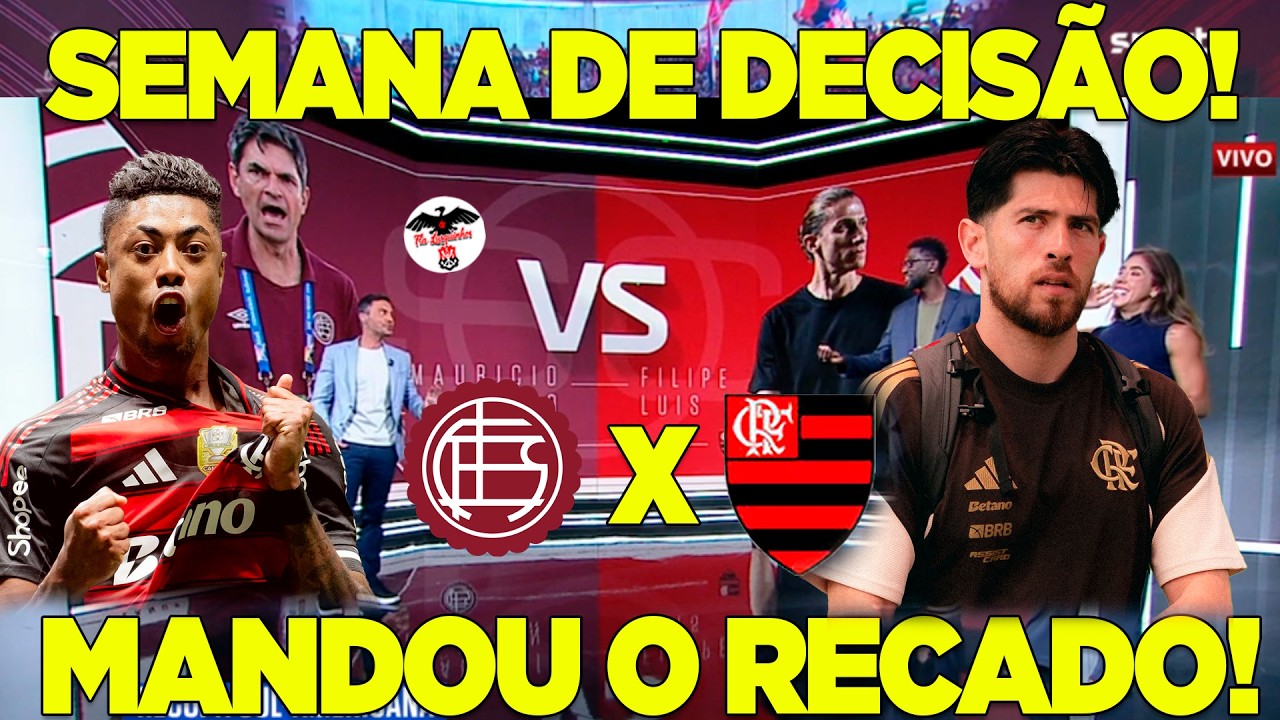 LANÚS X FLAMENGO RECOPA SUL-AMERICANA! BRUNO HENRIQUE MANDOU RECADO! ROSSI ENTREVISTADO NA ARGENTINA