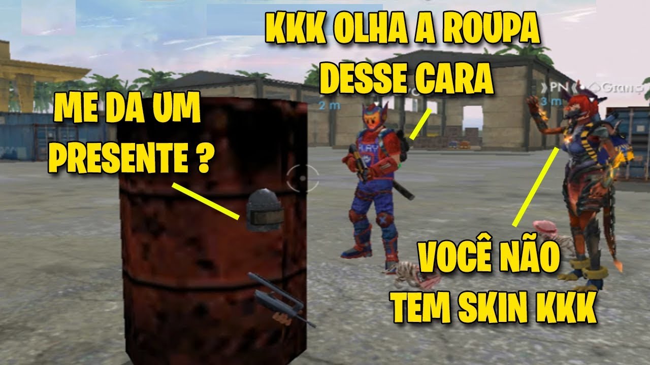 FREE FIRE TESTE SOCIAL ME FINGI DE POBRE E FUI HUMILHADO, DEPOIS SURPREENDI ELES !!! ‹ Macete ›
