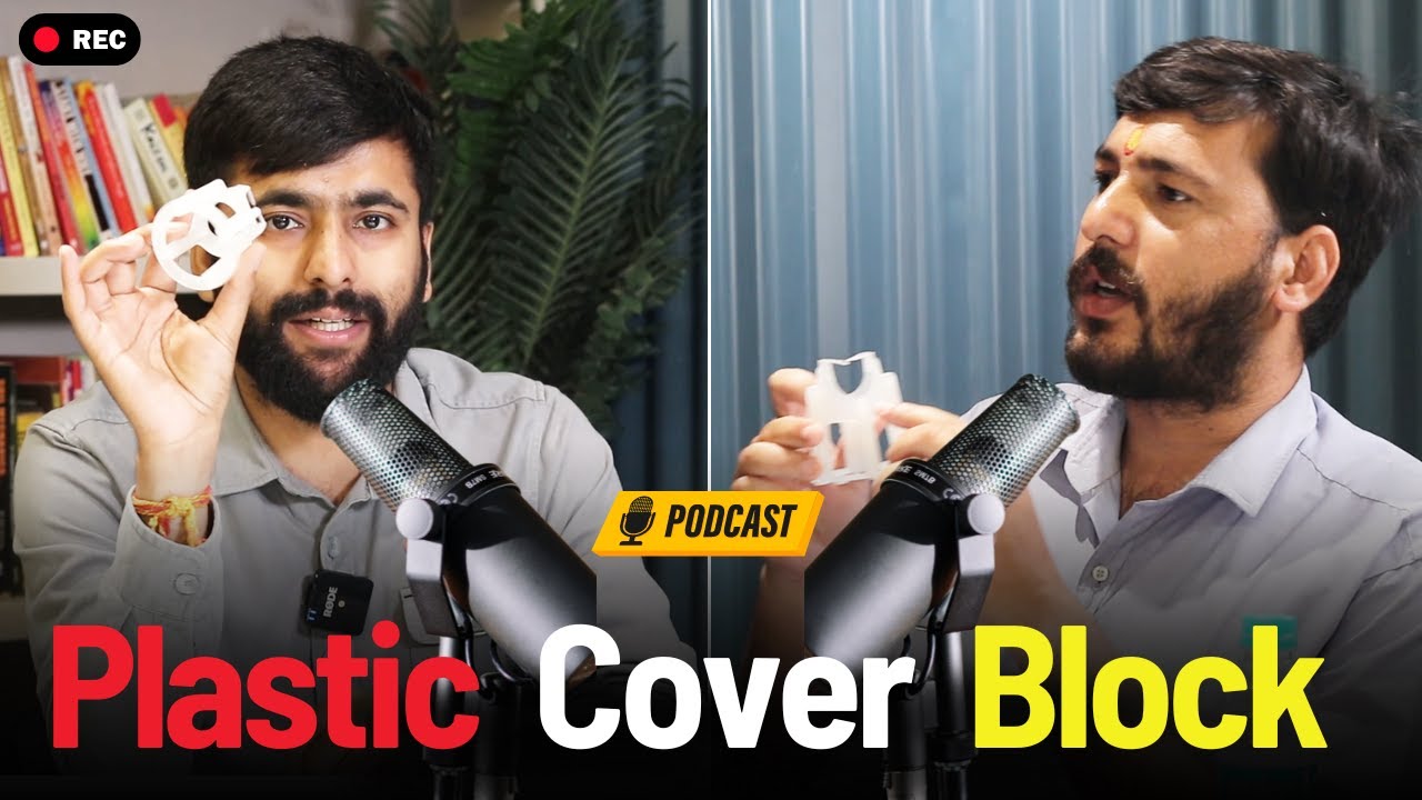 Plastic Cover Block | Importance Of Cover Block | Plastic Cover Block Vs Concrete Cover Block