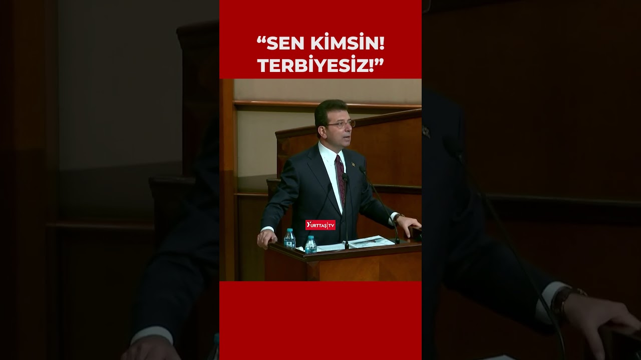 Ekrem İmamoğlu'ndan AKP'li &uuml;yeye: Sen kimsin! Terbiyesiz! Bağırma oradan!