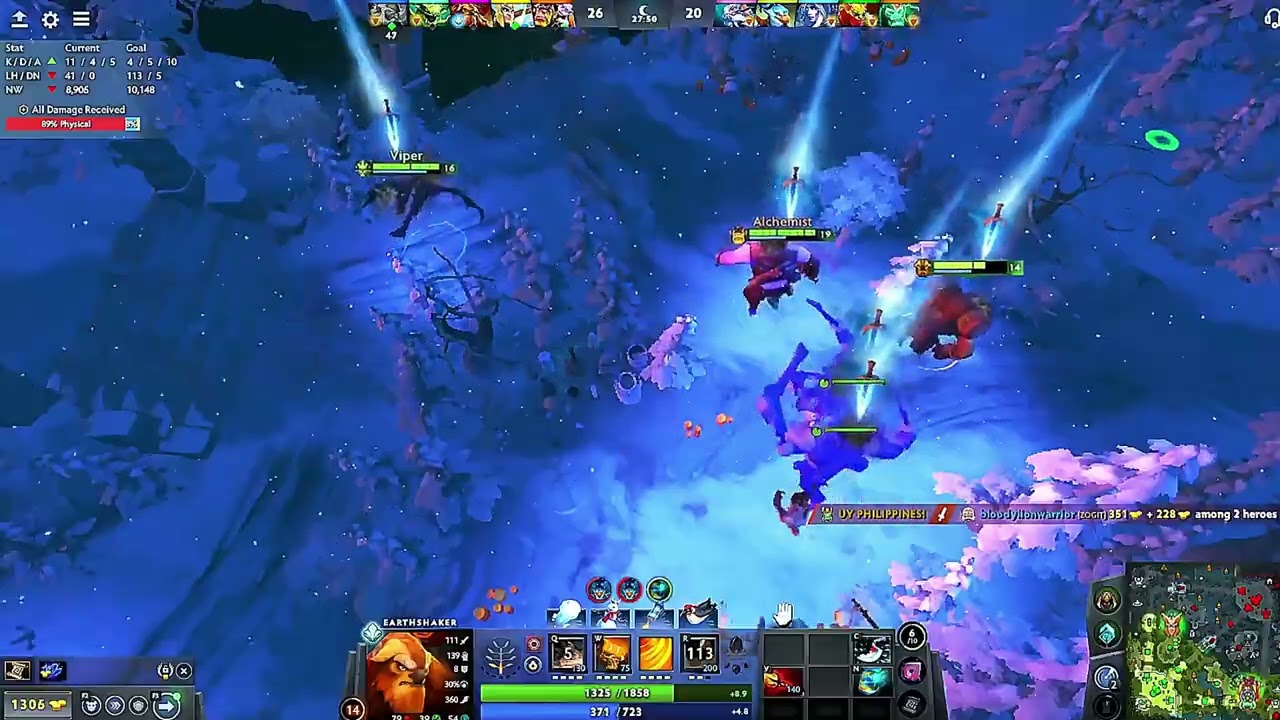 Dota2 Earthshaker Gamepaly | I thought it was easy until end but i lose